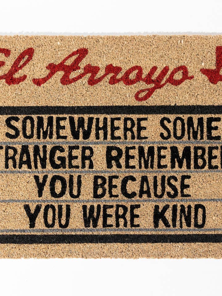 Fußmatte für den Außenbereich — Some Stranger für den Großhandel von El Arroyo