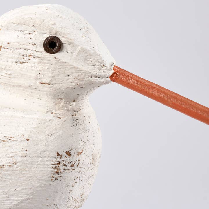 Primitives by Kathy - Wholesale Decorative Figurine - White Sandpiper Sitter2