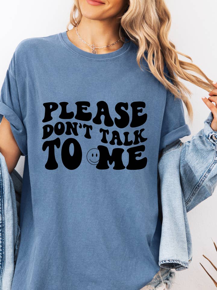 Bitte sprich nicht mit mir - Einzelfarbübertragung für den Großhandel von Antisocial llc