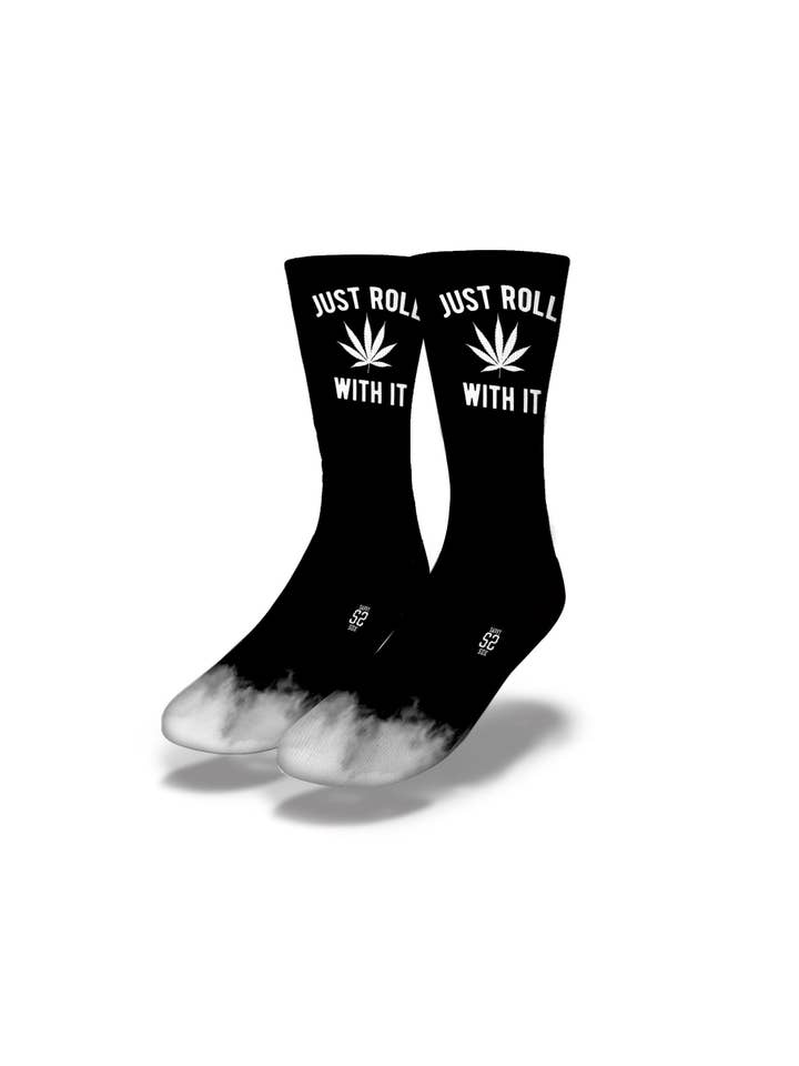 Savvy Sox - Venta al por mayor Calcetines - Unisex - Calcetines de marihuana JUST ROLL WITH IT