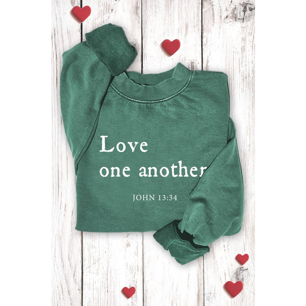 HRTandLUV - Wholesale Sweatshirt - Women's - LOVE ONE ANOTHER MINERAL GRAPHIC SWEATWHIRTS3