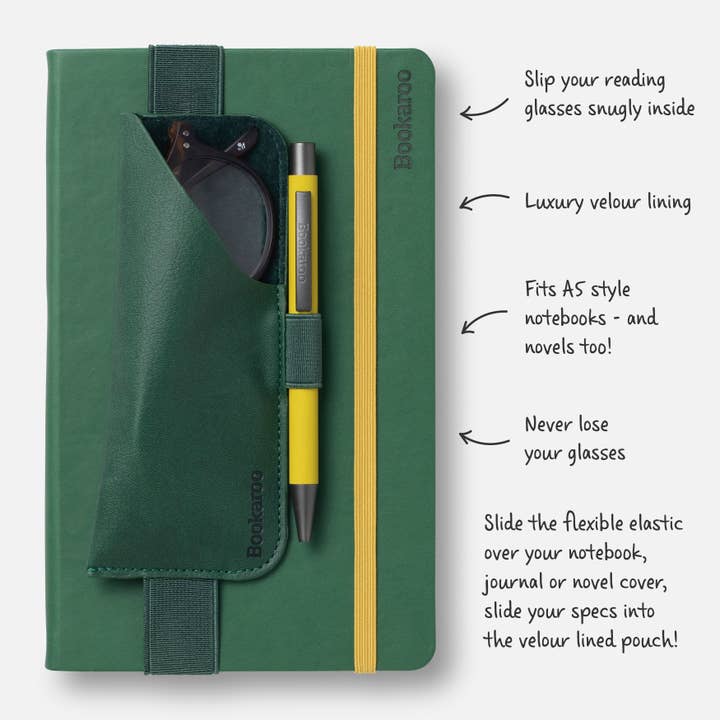 if USA - Vente Étui et rangement à lunettes – unisexe - Pack de démarrage pour étui à lunettes Bookaroo5