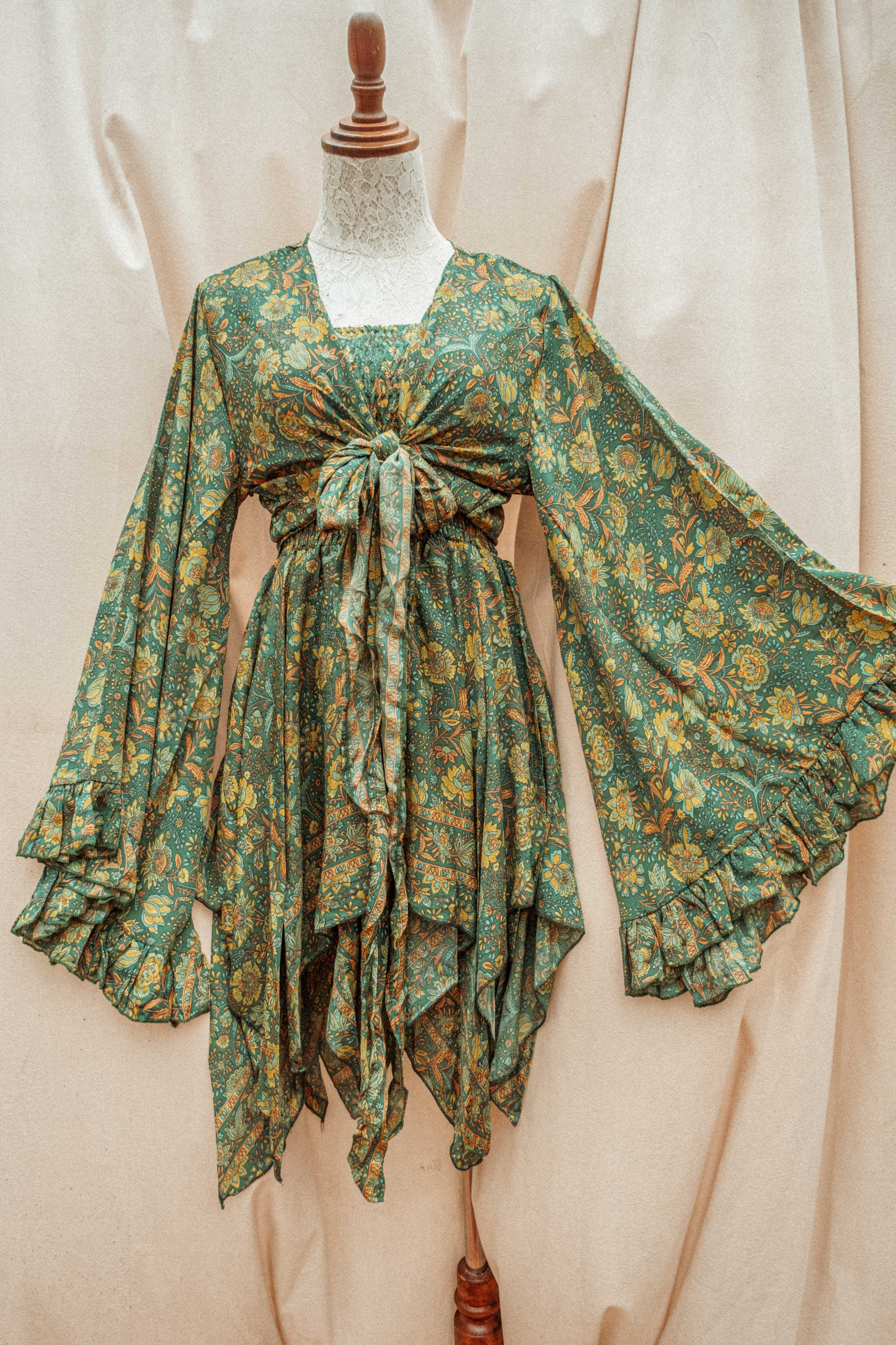 Gardenbelle Shop - Wholesale Dress - Women's - Hippie Bohemian Fairy Dress, Elastic Fairy Skirt2