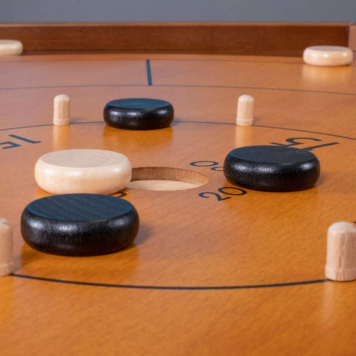 Chucklebox - Wholesale Board Game - Tournament Crokinole Board, 30-inch1