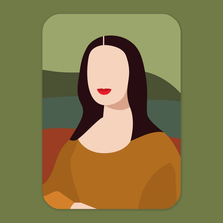 Karte Mona Lisa für den Großhandel von Burones