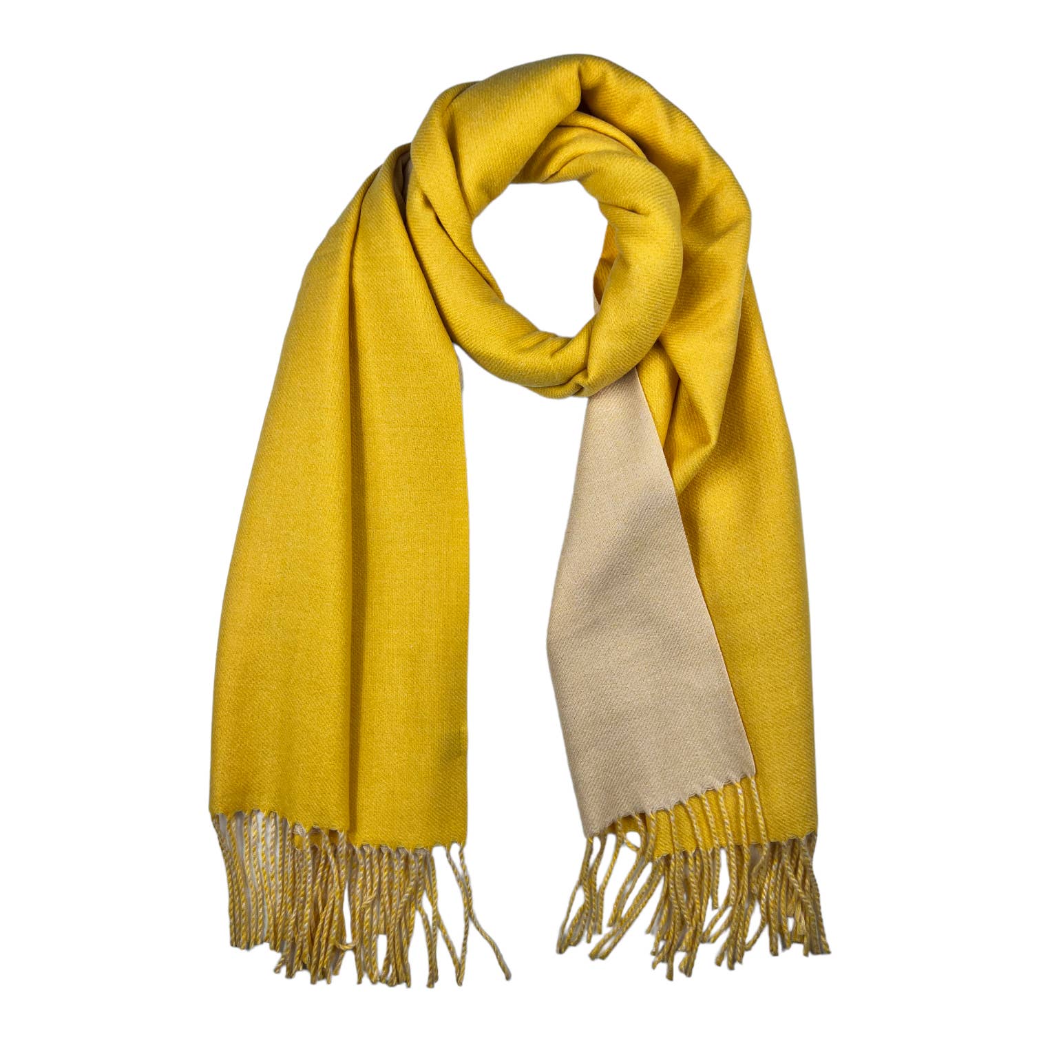 London Scarves - Vente Écharpe – femme - Écharpe réversible unie bicolore en mélange cachemire9