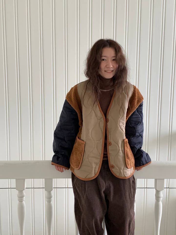 Little Light - Wholesale Puffer Jacket - Women's - Snoopy Limited Edition Sherpa Quilted Fleece Jacket18