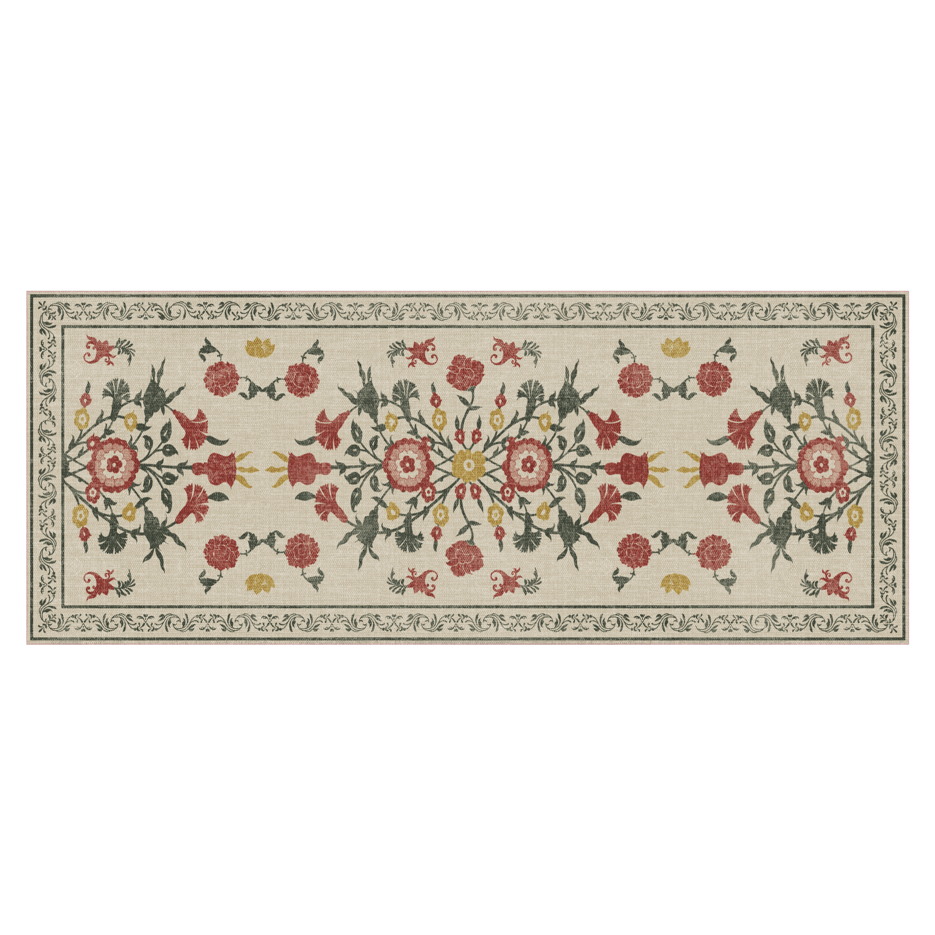 Carolina Creekhouse - Vente Tapis de sol - Amelia FloorFlat | Rouge - Tapis en vinyle de qualité supérieure3