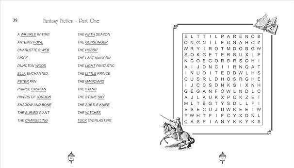 Texas Bookman - Vendita all'ingrosso Libro da colorare e attività - Adulti - Il leone, la strega e il crucipuzzle (Arc Classic Puzzles)2