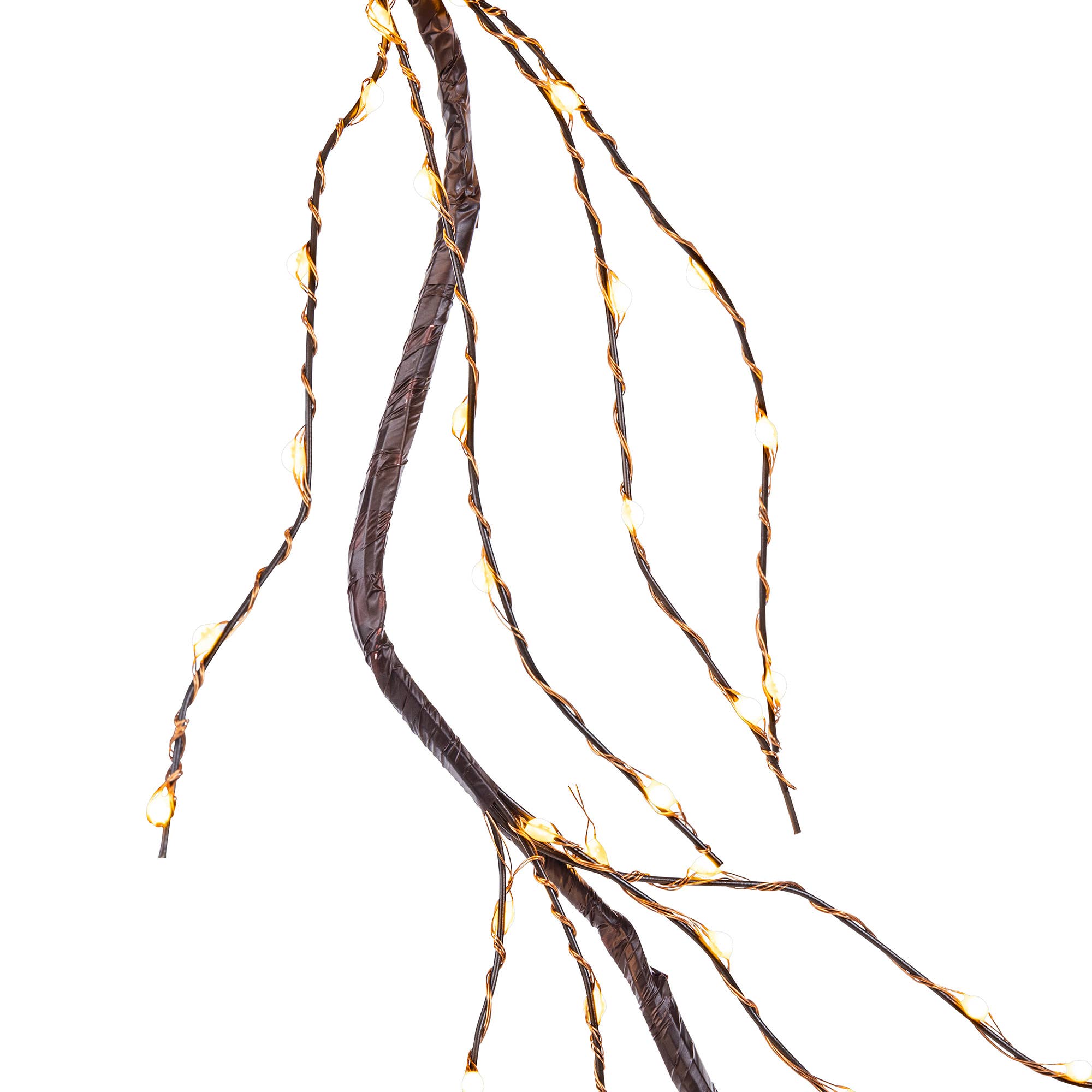 Park Hill Collection - Wholesale Christmas Decoration - Lit 6' Brown Twinkling Garland2