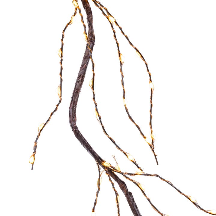 Park Hill Collection - Wholesale Christmas Decoration - Lit 6' Brown Twinkling Garland2