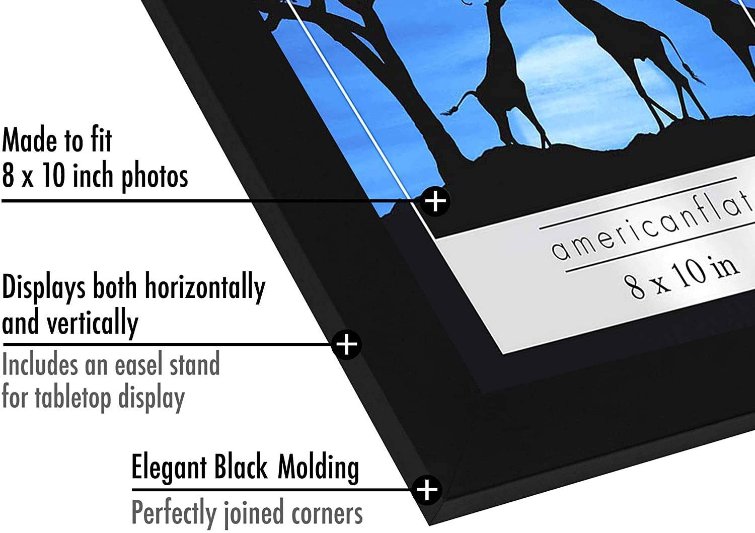 Black Americanflat Gallery Wall Frame Set - Set of 6 & 12 for wholesale on Faire41