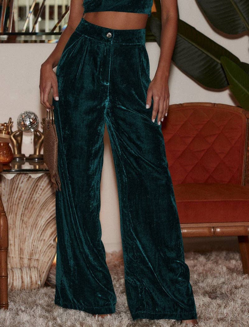 safistyle – Großhandel Hose – Damen – Weite Hose aus Samt4