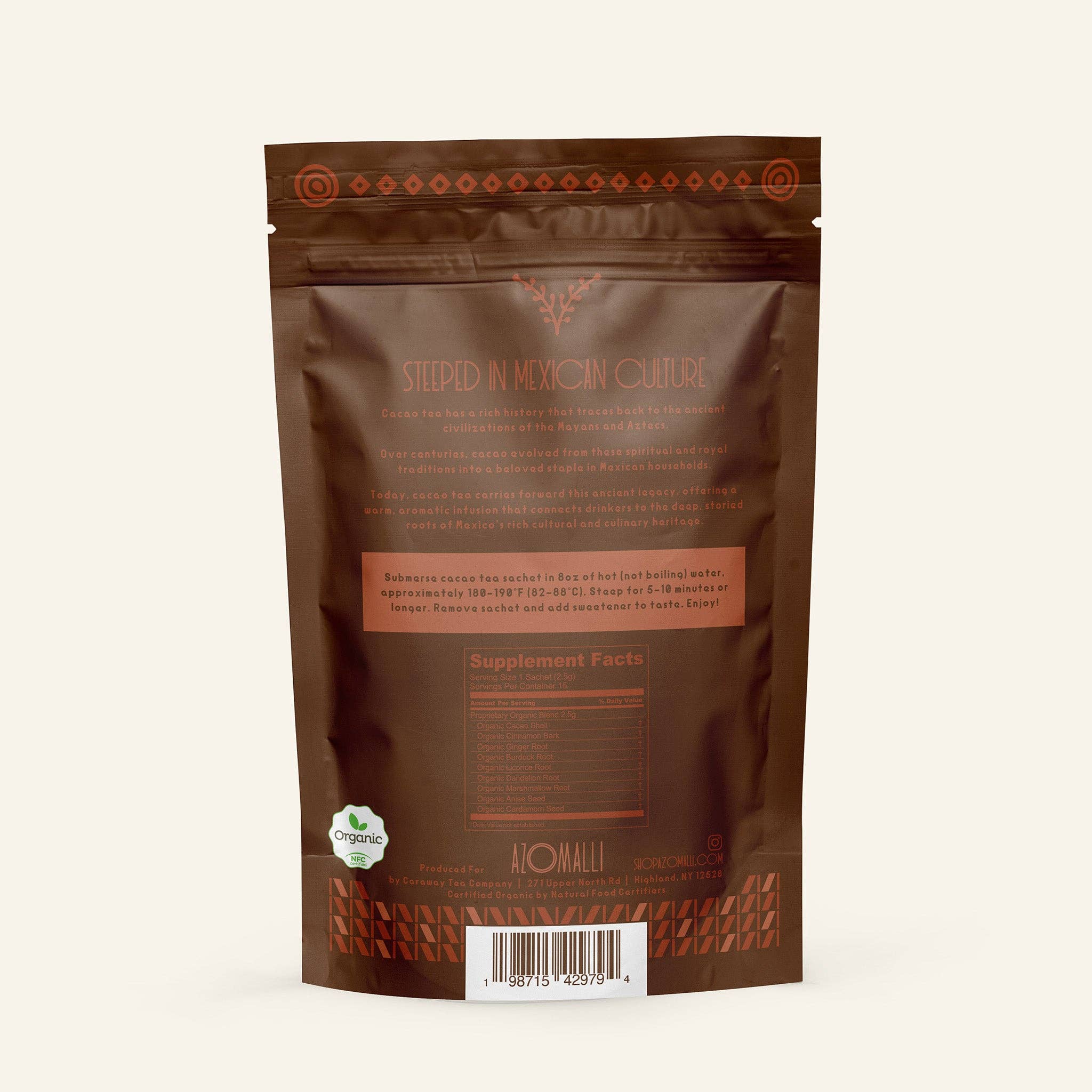 Azomalli - Wholesale Tea Bags - Cacao Spice1