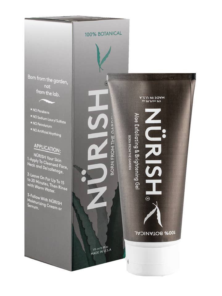 NÜRISH Exfoliating & Brightening Gel, All Natural & Vegan for wholesale by NÜRISH
