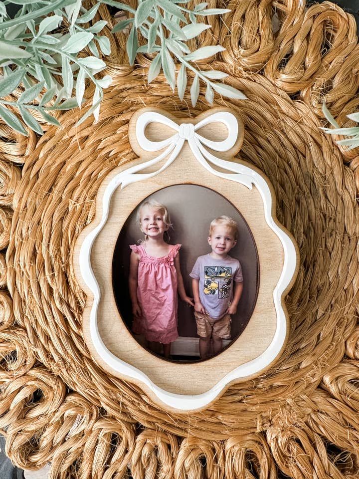 Bow Photo Frame Magnet for wholesale by Hazel + Bloom Co