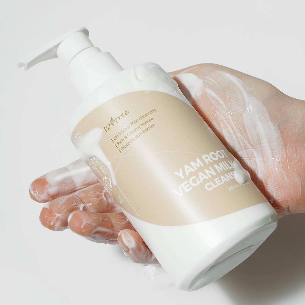 Kosmic - Kbeauty Skincare - Vendita all'ingrosso Detergenti per il viso - [ISNtree] DETERGENTE AL LATTE VEGANO ALLA RADICE DI YAM, 220 ML3