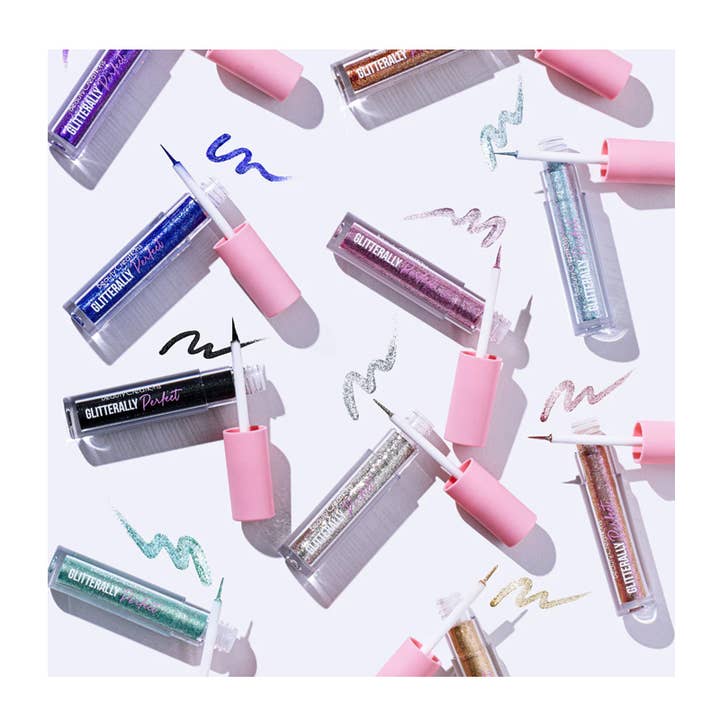 PINEAPPLE Beauty - Vente Eyeliners/crayons - Doublure à paillettes 24 carats Beauty Creations BCGP-03, 6 pièces5