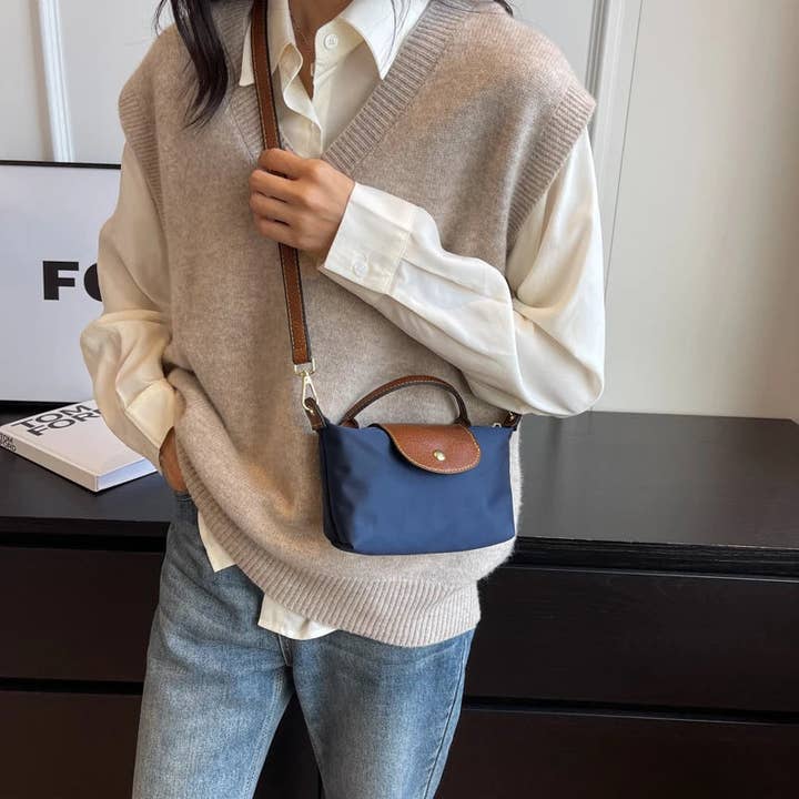CandBBaby - Wholesale Crossbody Bag - Women's - 2025 Mini Dumpling Handbag for Women High-End Nylon Fabric Fashionable Shoulder/Crossbody Mobile Phone Bag for Ladies