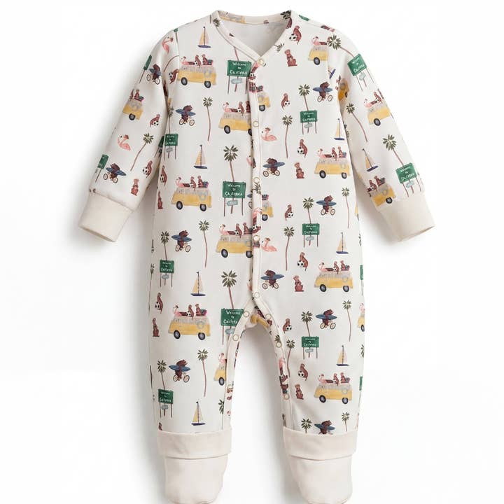 Baby Romper — Road Trip for wholesale by Mama Luma