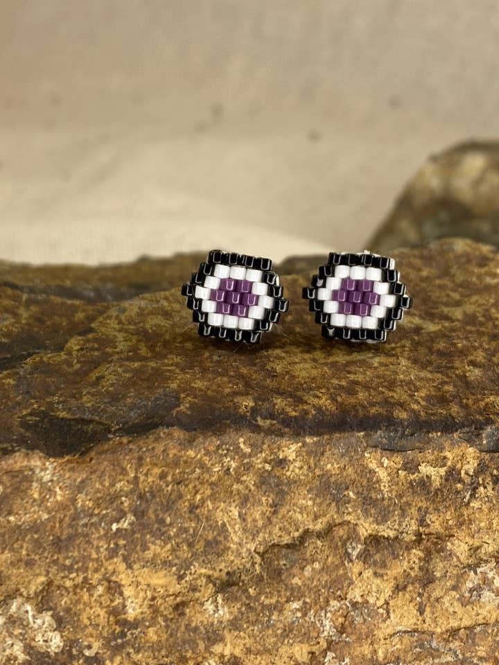 The Anne Studs - Purple for wholesale by Little Rogue Co