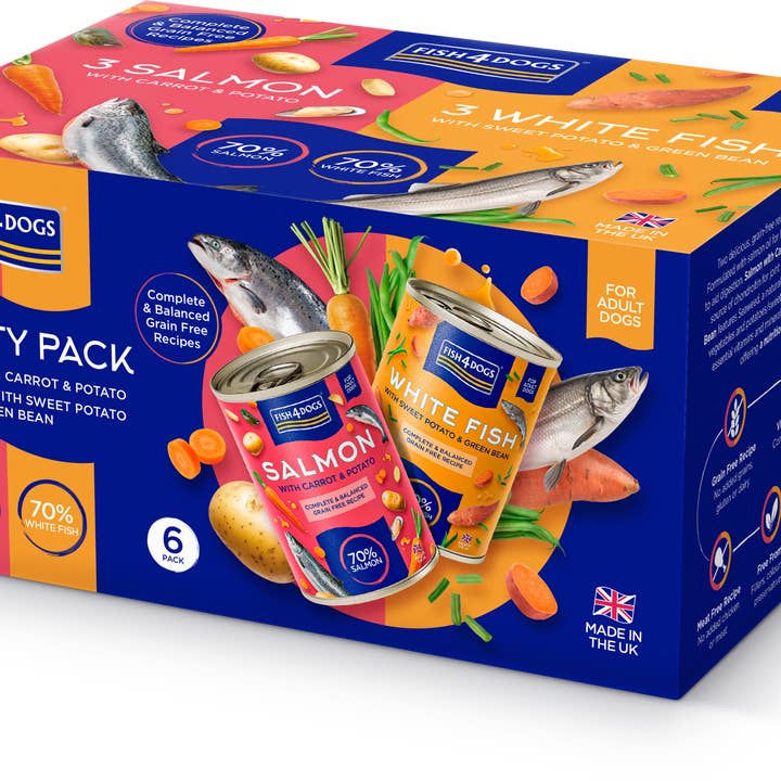 Lucky-Pet Handels- und Produktions GmbH - Wholesale Pet Food - Dog - Fish4Dogs ® Finest Fish & Vegetables Complete Set 6 x 395g1