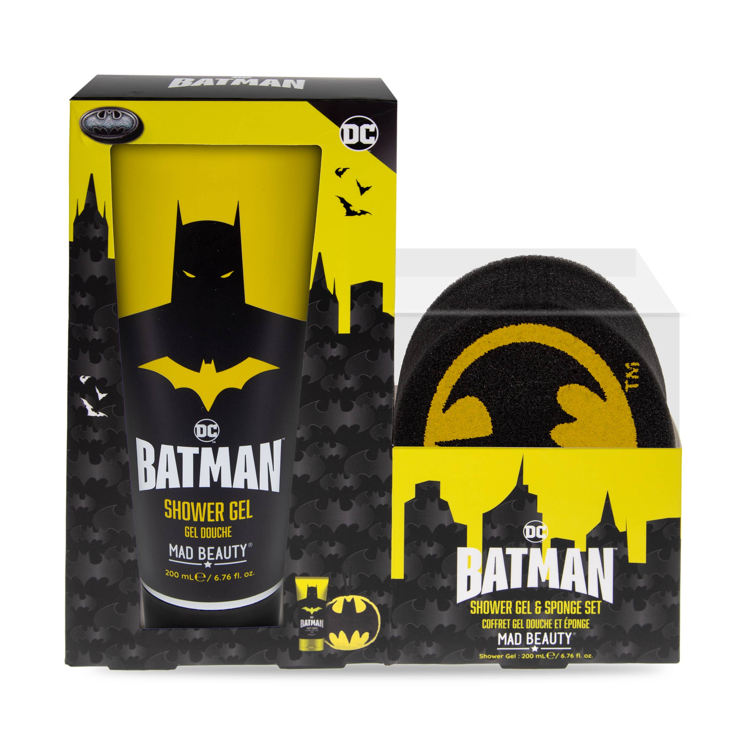 Mad Beauty USA LLC - Wholesale Body Wash/Shower Gel - Batman shower gel and sponge gift set1
