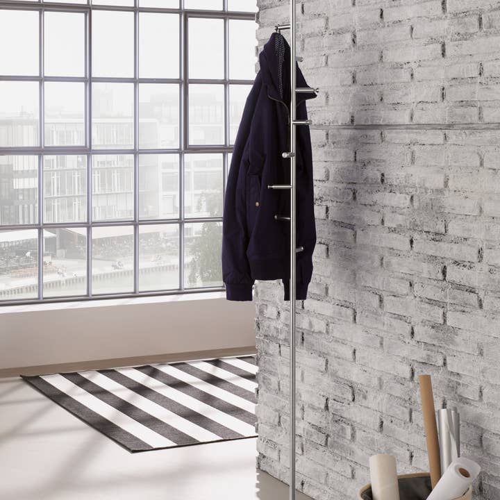 Appendiabiti da appoggio HELIX con 10 ganci e piastre di base colorate per la vendita all'ingrosso da parte di PHOS Design GmbH