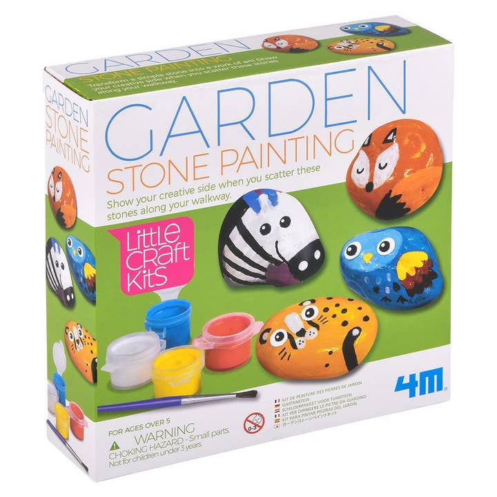 The Toy Network - Wholesale DIY Craft Kit - Kids - Little Craft/Garden Stone Painting4