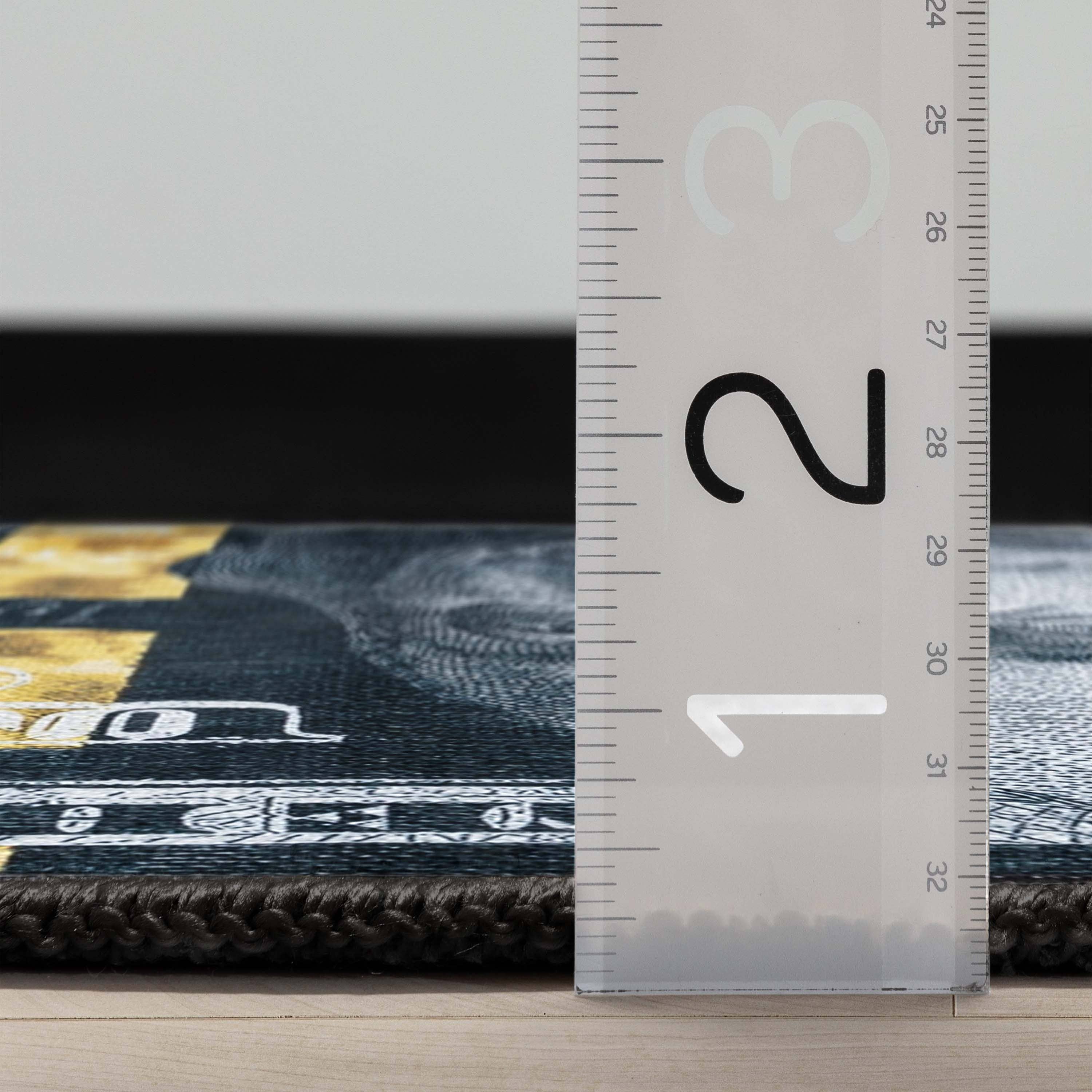 Well Woven – Großhandel Läufer – Novelty Runner in Schwarz und Schwarz mit Hundert-Dollar-Schein4