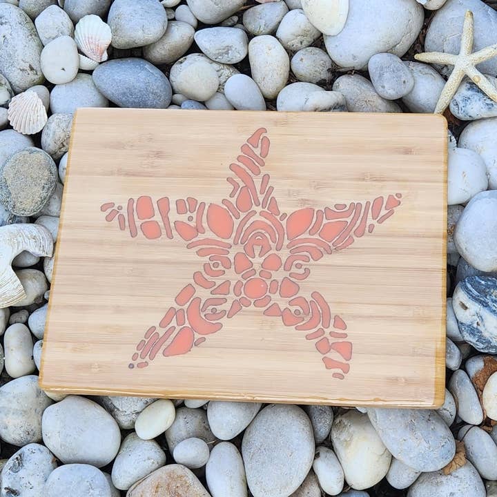 Tábua Resina Estrelaçada em Charcutaria por atacado de Surf to Sand