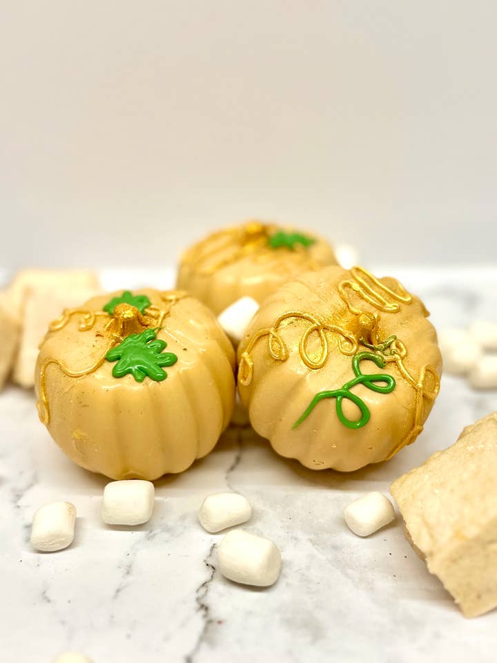 Græskar Spice Hot Chokolade Bomb for engroshandel hos Darling Creations by Jenn