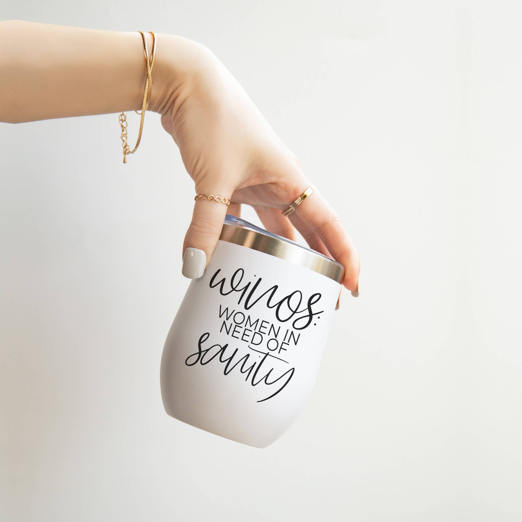 Gia Roma – copos e garrafas térmicas por atacado – Copo de Vinho com Tampa por grosso, Copos de Aço Inox 12oz45