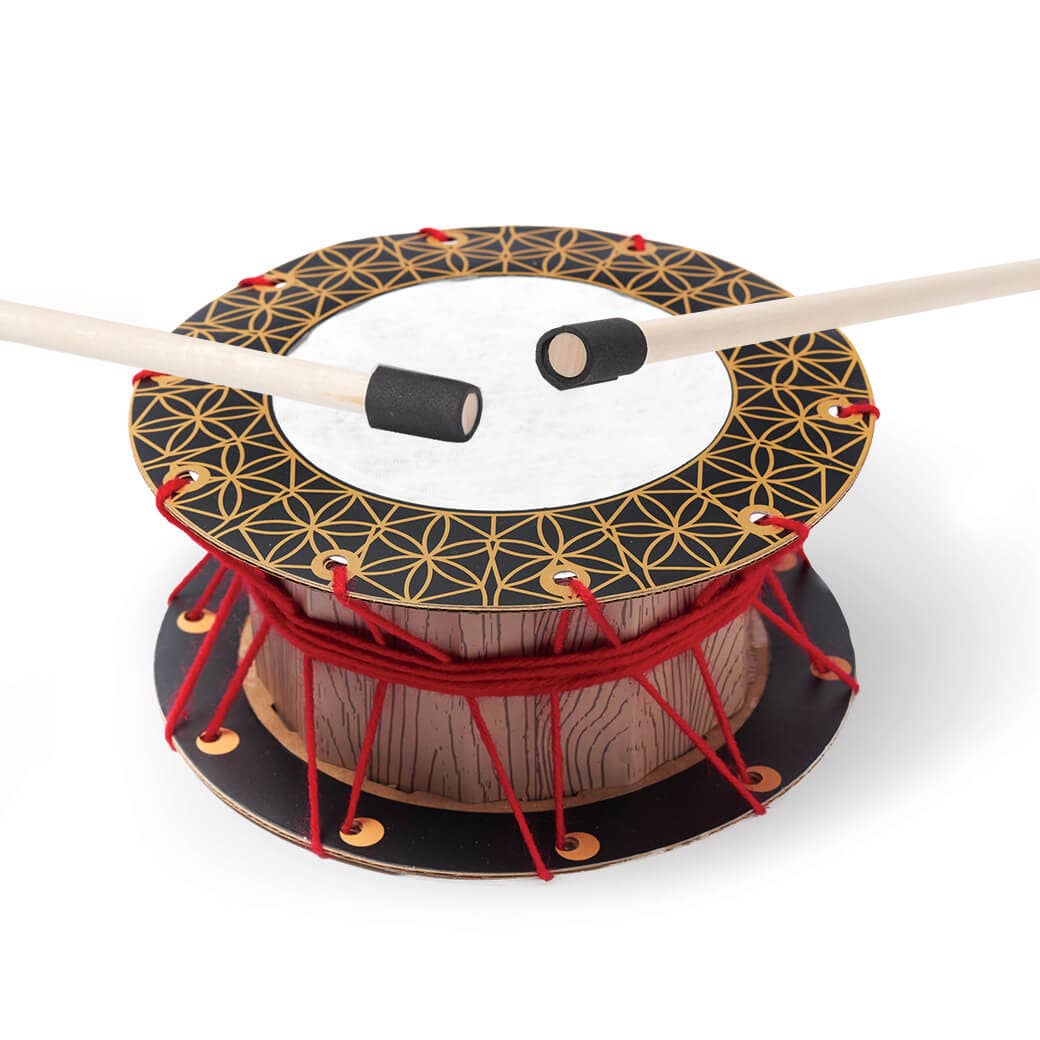 Little Passports Inc - Wholesale DIY Craft Kit - Kids - Craft Around the World: Samurai Drum2