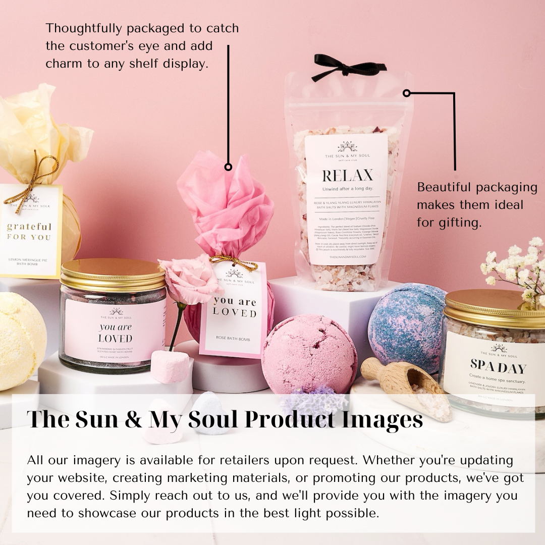 The Sun & My Soul Bath Bomb Soak Wellness Gifts - Wholesale Bath Bomb/Fizz - Happy Birthday Bath Bomb Gift⎜Floral Luxury Bath Bomb Fizzer6