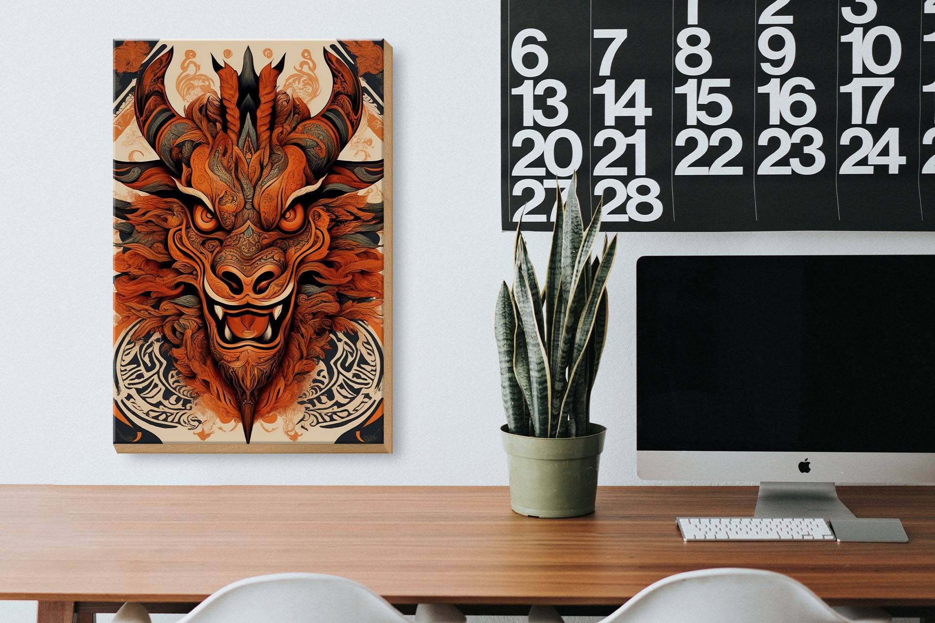 Femer - Wholesale Sign - Dragon Rune 20x30cm wooden sign2