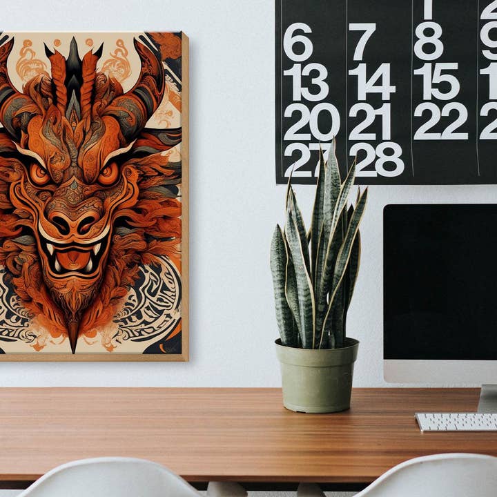 Femer - Wholesale Sign - Dragon Rune 20x30cm wooden sign2