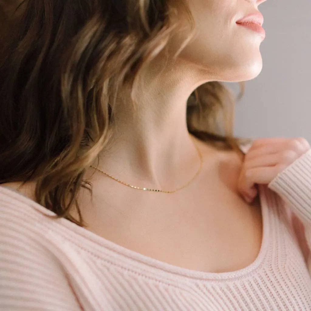 Honeycat Jewelry - Wholesale Link & Chain Necklace - Confetti Chain Choker-Necklace2