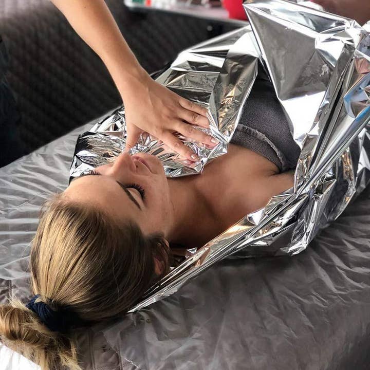 SlimSpa The Body Care Specialists - Wholesale Heating Pad - Mylar Foil Thermal Sheets 7x6 Professional Body Wrap | Spa Supplies3