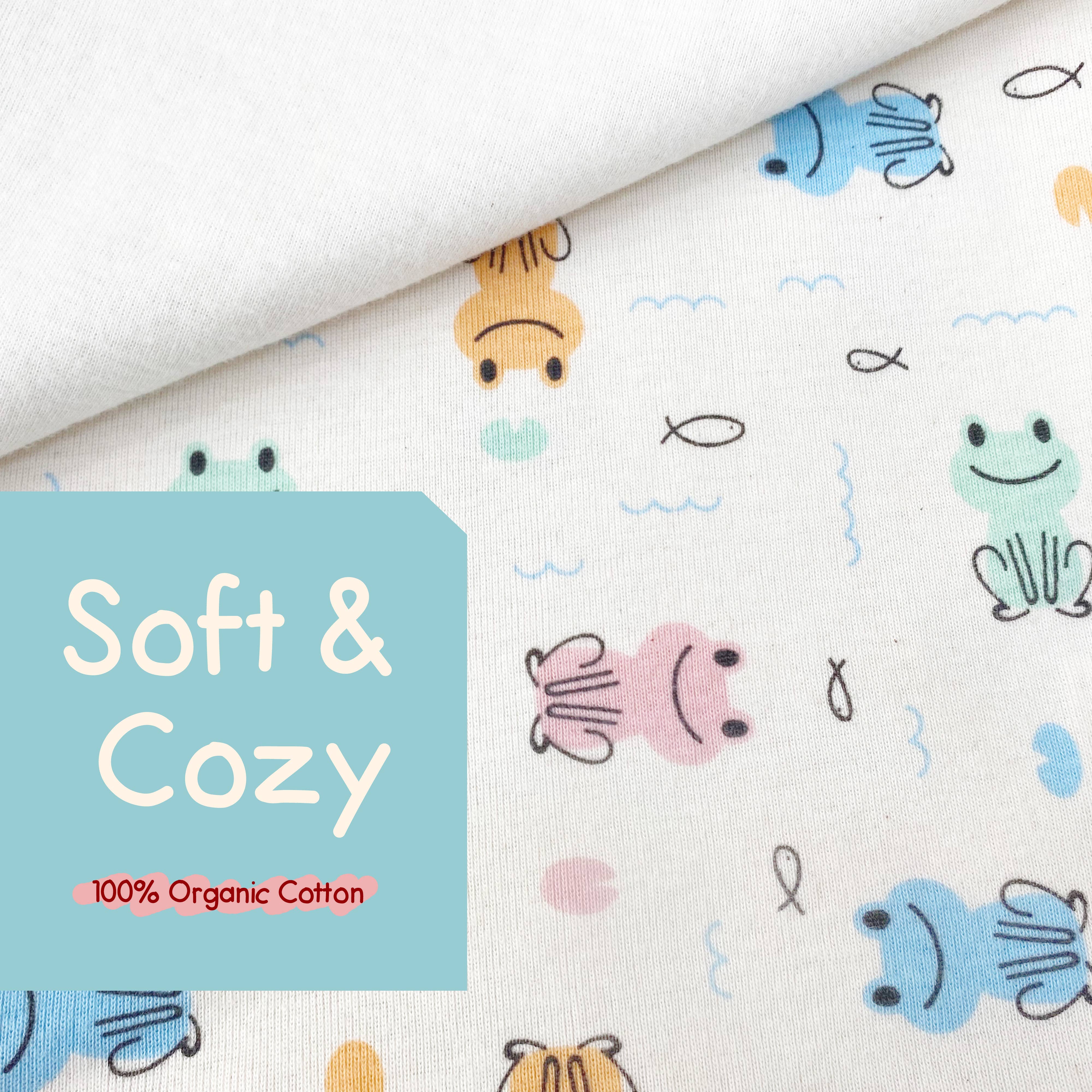 WithOrganic - Wholesale Pyjamaset - Kinderen - Organic Slim Pyjama Short Set - Frog1