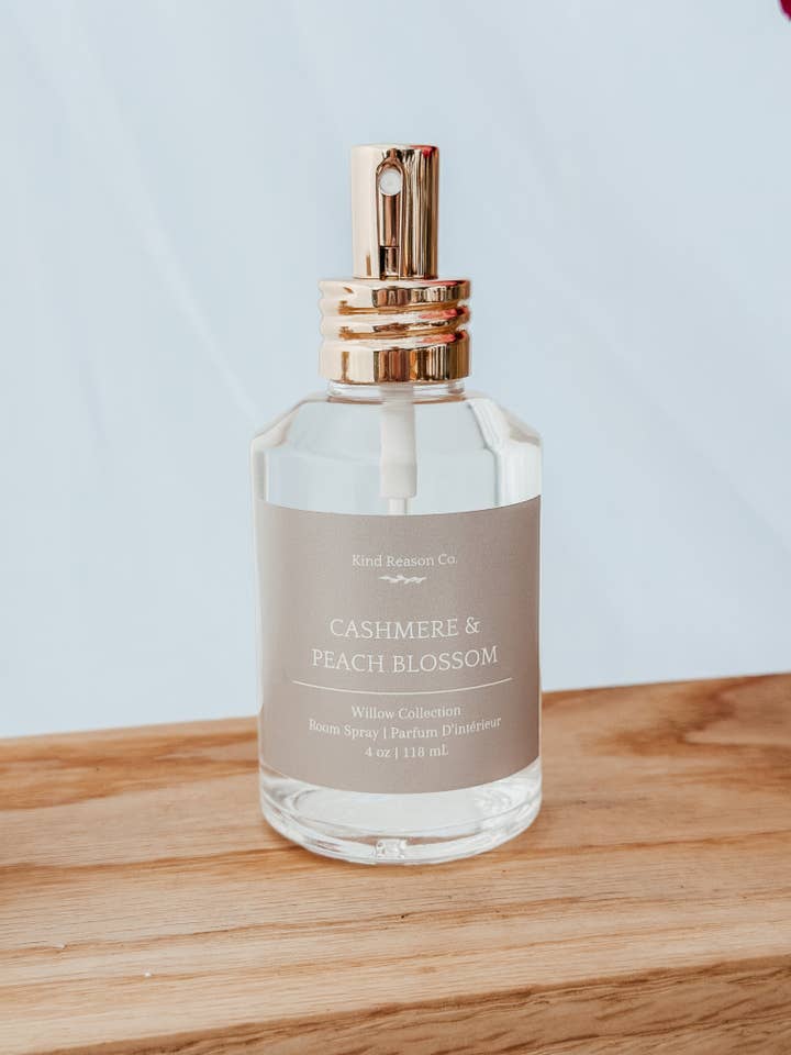 Cashmere & Peach Blossom - Room + Linen Spray for wholesale by Kind Reason Co