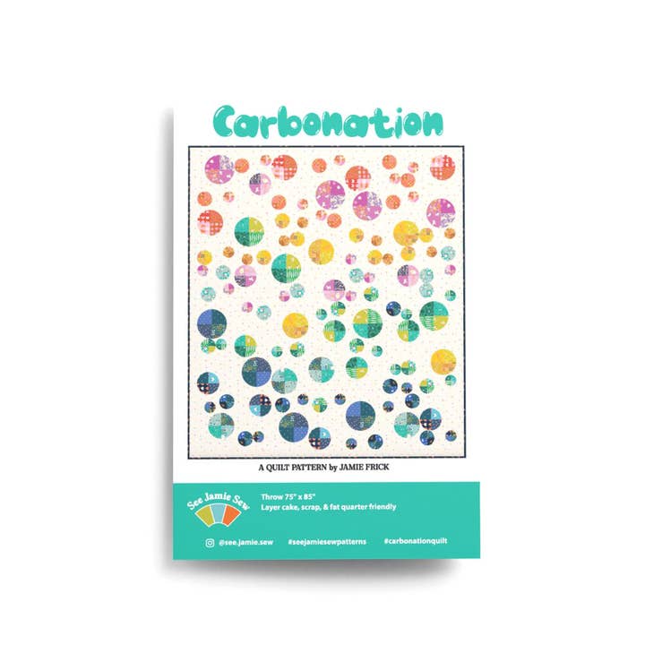 Motif de courtepointe Carbonation pour la vente par See Jamie Sew