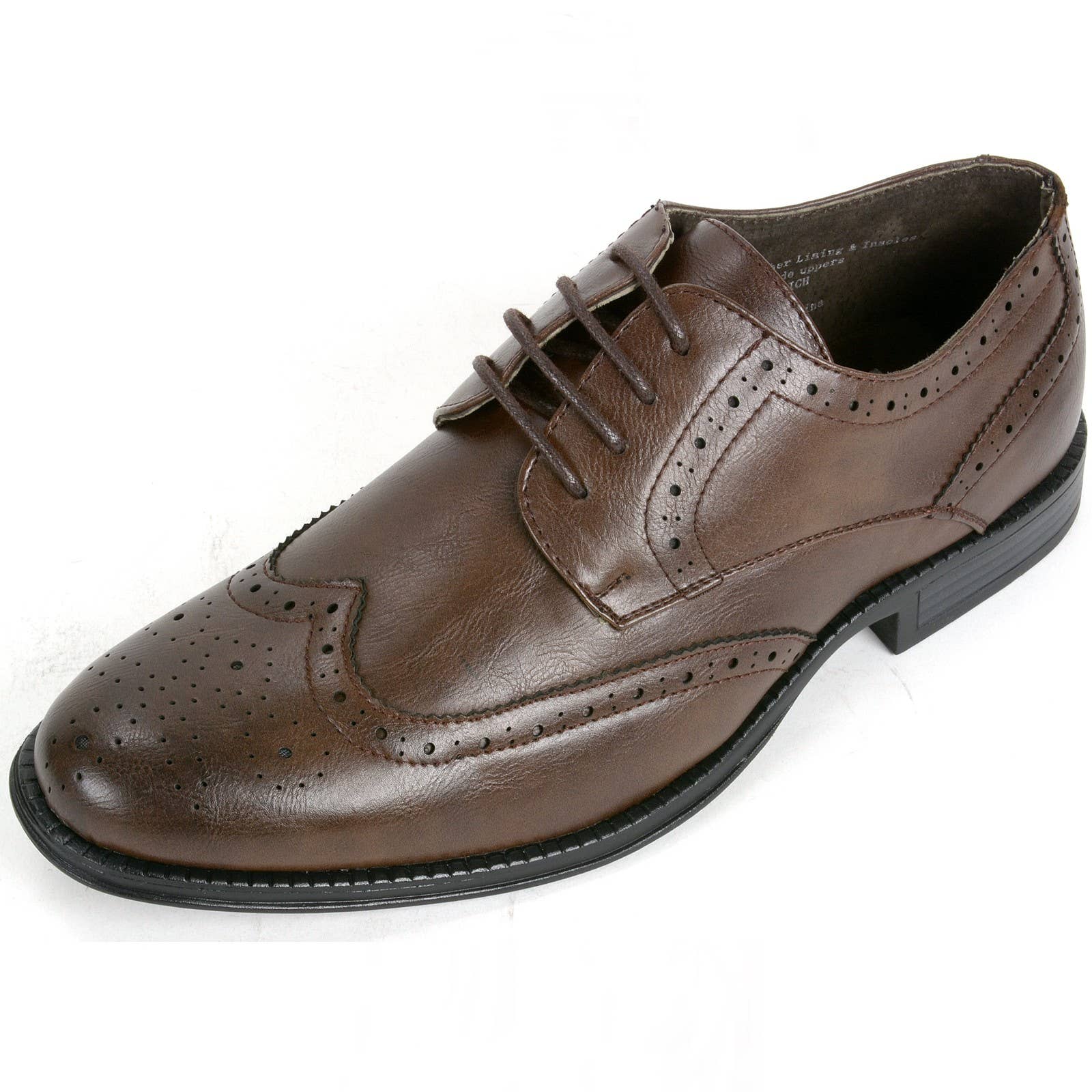 Alpine Swiss - Vente Richelieus – homme - Alpine Swiss Zurich Chaussures habillées à bout d'aile pour hommes Brogue bicolore à lacets Oxfords - ZurichP2T-Parent10
