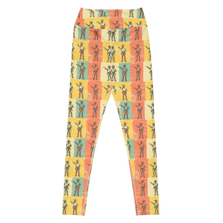 Hold-up à midi : Leggings Duel de Pistoleros pour la vente par Texas Eclipse Outfitters