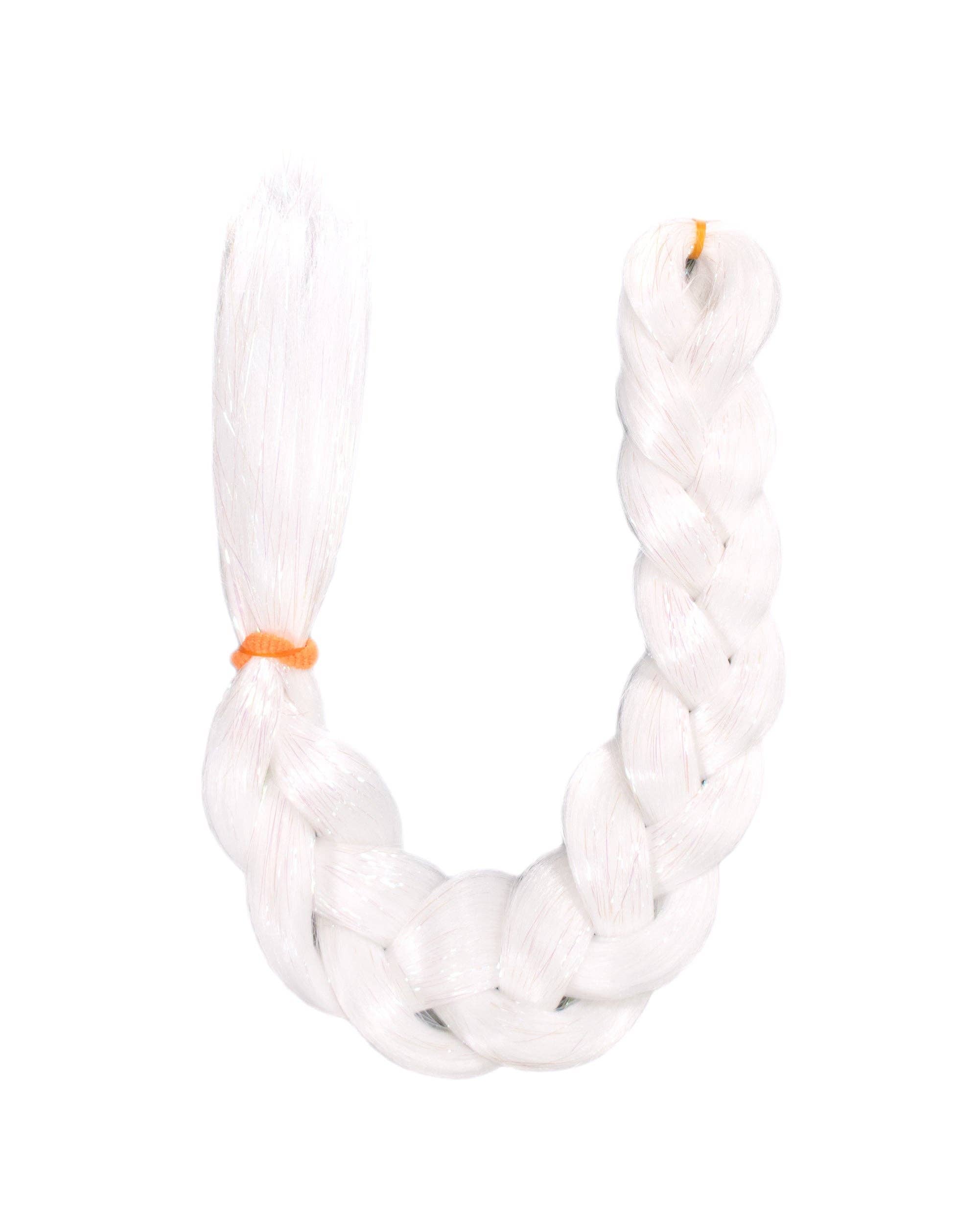 Lunautics - Vente Extensions de cheveux - Blanca - Extension de cheveux blancs avec guirlandes4