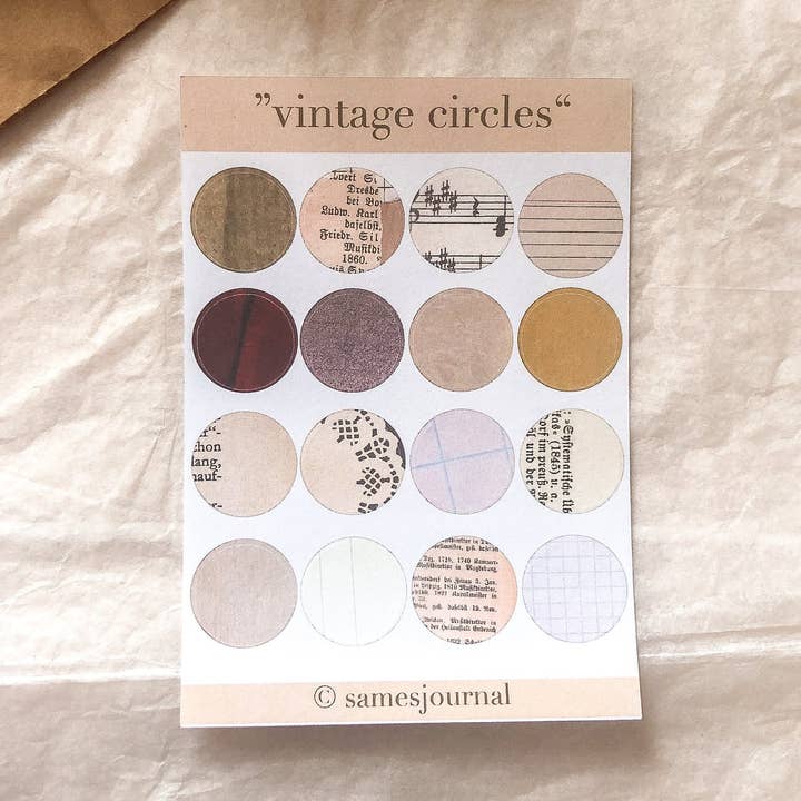 samesjournal - Vente Autocollant - cercles de fleurs, autocollant, autocollant, fleurs, cercles - samesjournal0