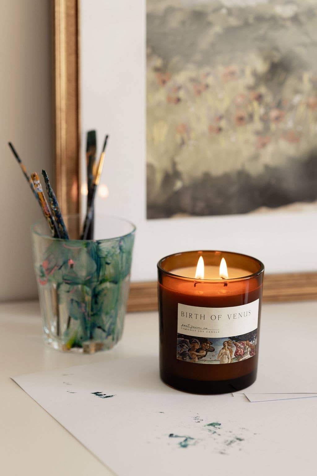 Poet Farm Co. – wholesale Burkljus – Masterpiece Candle - Venus födelse1