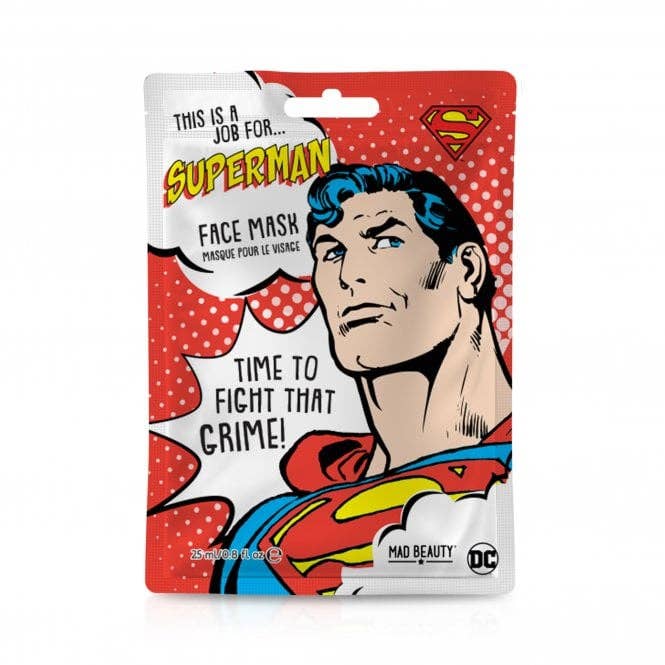 Mad Beauty – wholesale Skincare face mask – Mad Beauty Warner DC Superhero Superman Face Mask0