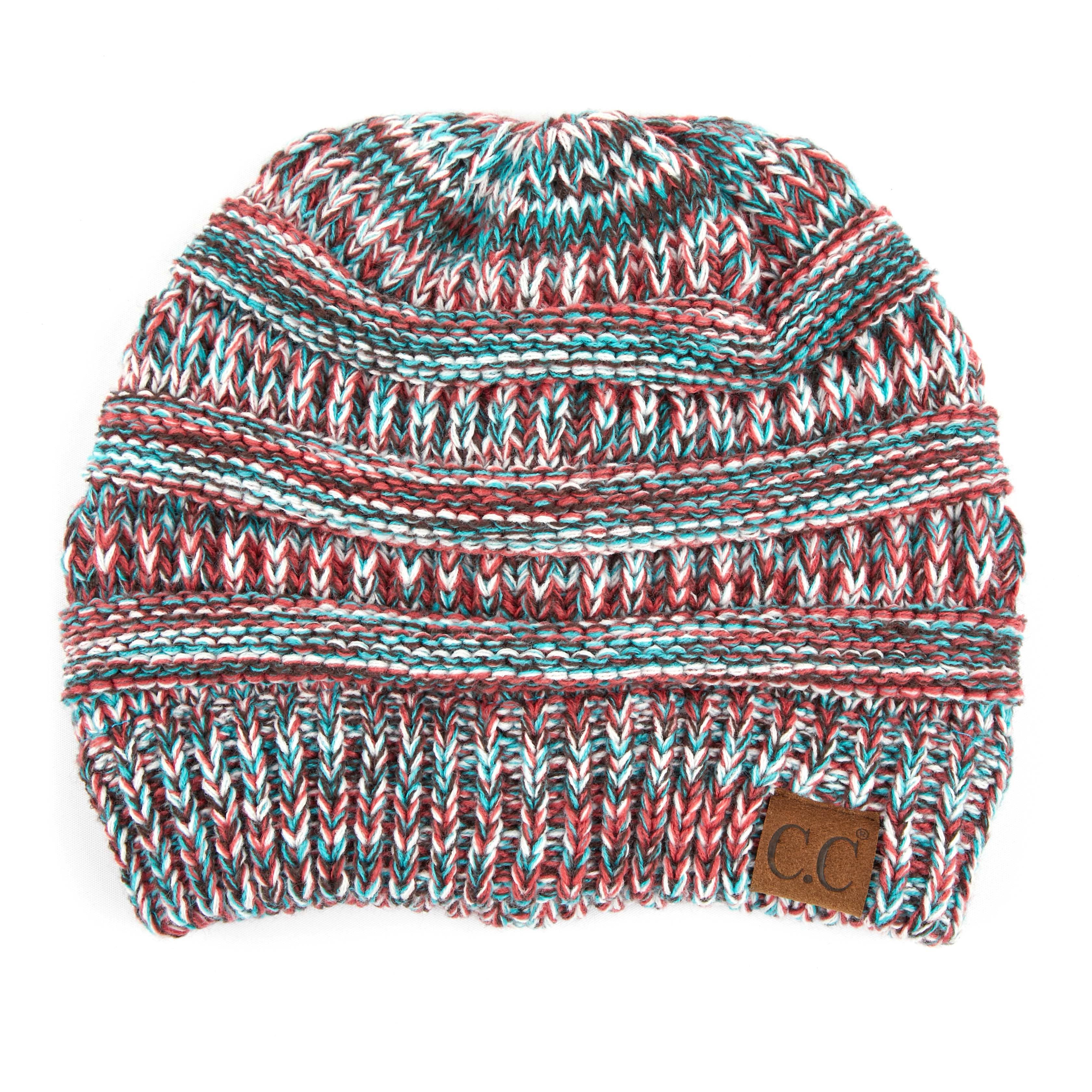 Truly Contagious - Venta al por mayor Gorro de lana - Mujer - Gorro CC Crafted multicolor de 4 tonos (YJ-816)8