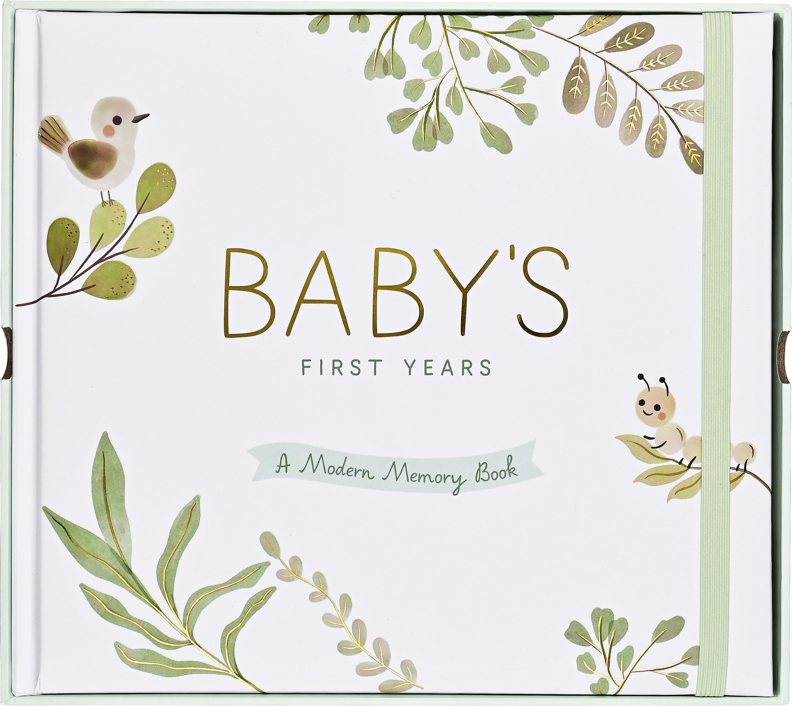 Peter Pauper Press - Wholesale Memory Book - Kids & Baby - Baby's First Years: A Modern Memory Book with Keepsake Box1
